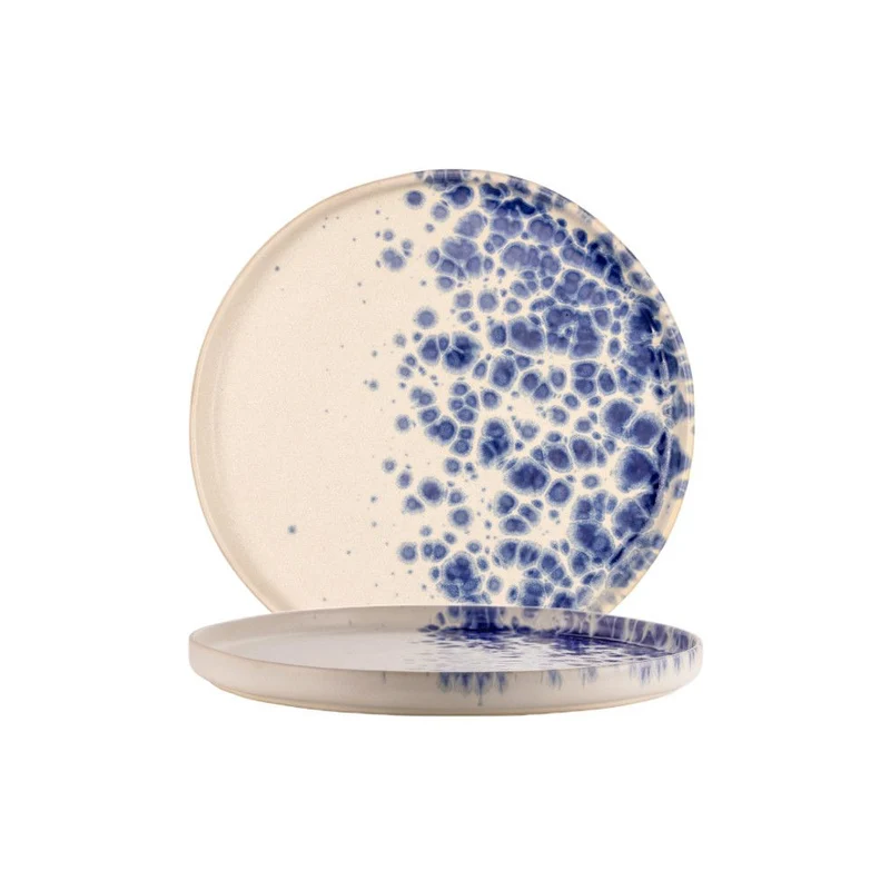 15 cm - Phobos Piatto Pane In Stoneware Set 6 Pz