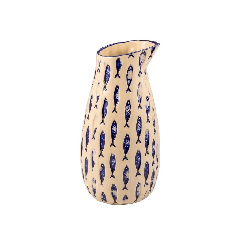 140 cl - Thalassios Caraffa In Stoneware Set 3 Pz