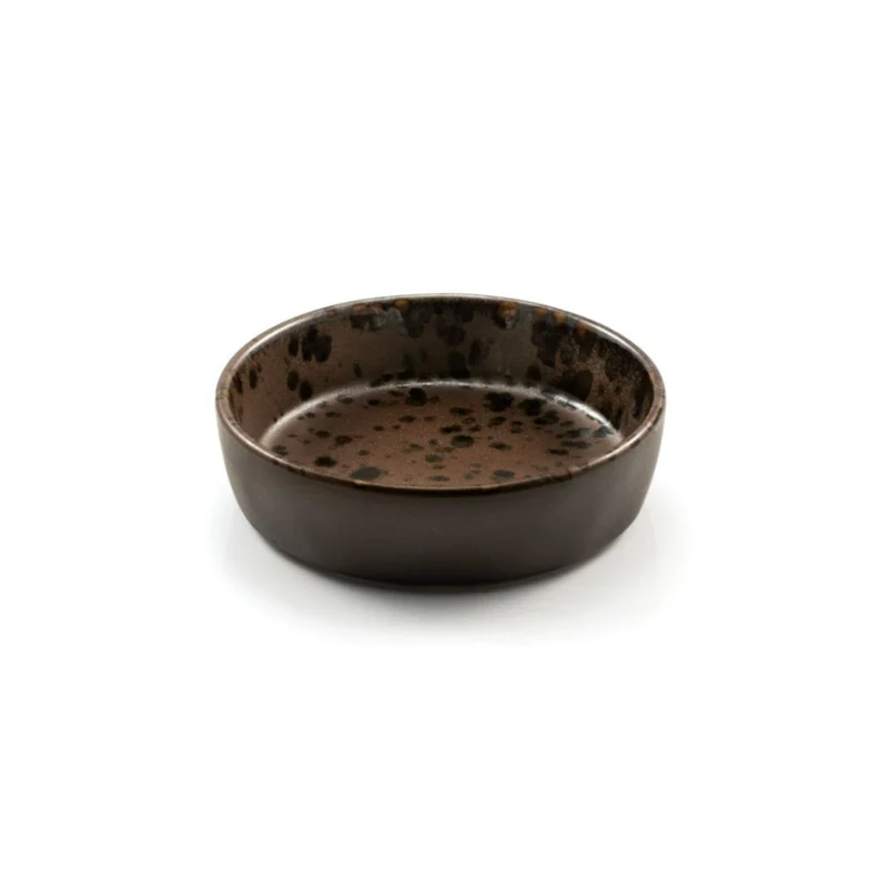 12 cm - Phobos Ramequin Creme Brule In Stoneware Set 6 Pz