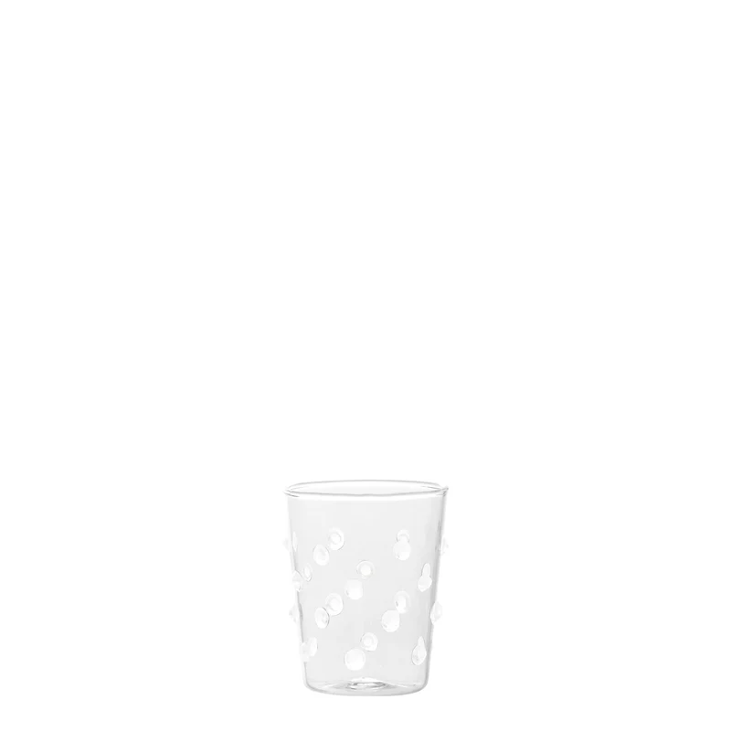 9.5 cl - Party Junior Bicchiere Liquore Caffè Fatto a Mano In Vetro Borosilicato Set 6 Pz