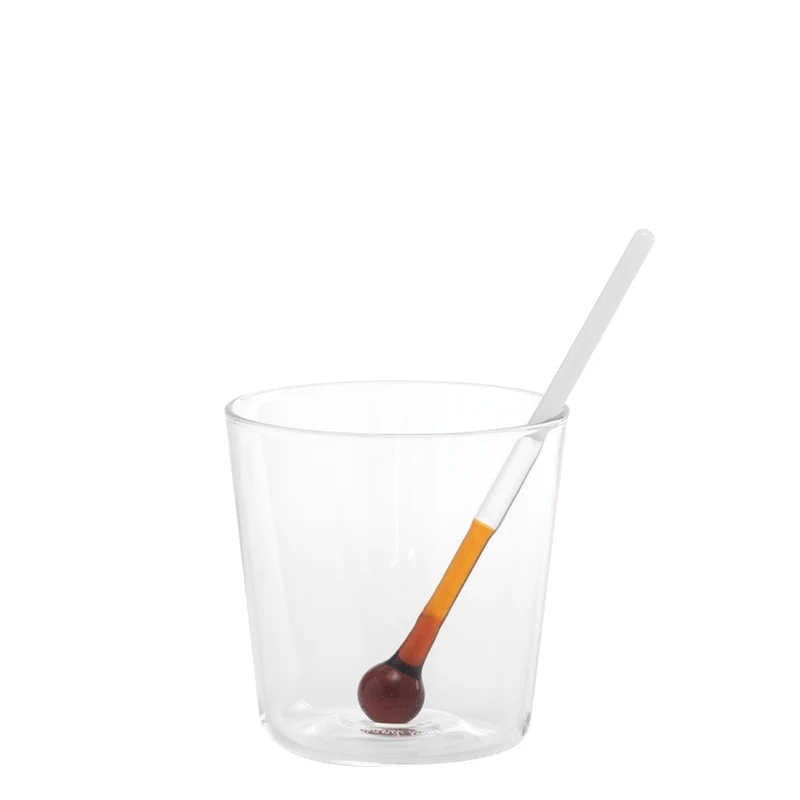38.5 cl - Spritzometro Bicchiere Cocktail Fatto a Mano In Vetro Borosilicato Set 2 Bicchieri e Misurino