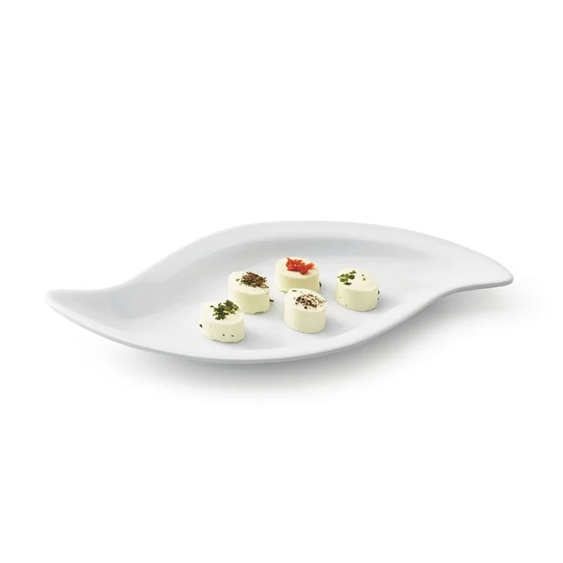 37 x 19 cm - Party Antipastiera In Porcellana Set 6 Pz