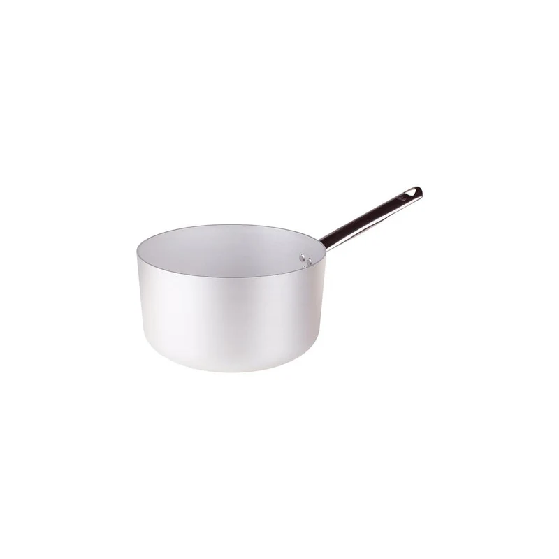 Alluminio 3mm Professionale Casseruola Alta Con Manico Tubolare Inox
