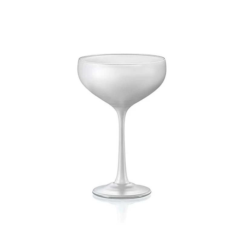 18 cl - Pralines Coppa Cocktail Champagne In Vetro Set 4 Pz