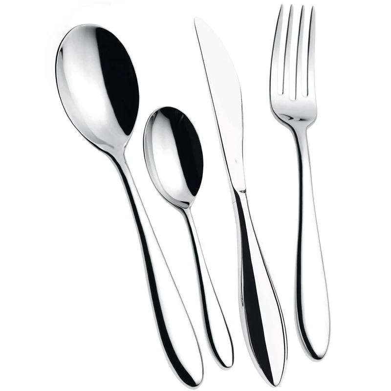 Fresco Servizio Posate Acciaio Inox - Set 24 Pz