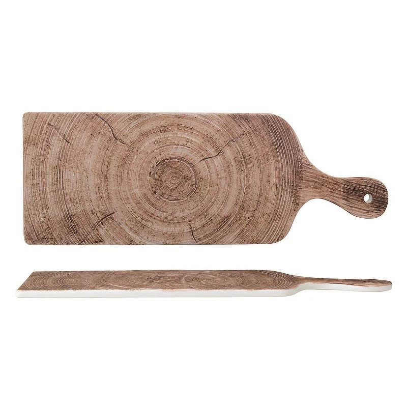 Tagliere Rettangolare In Porcellana Effetto Legno - Set 4 Pz