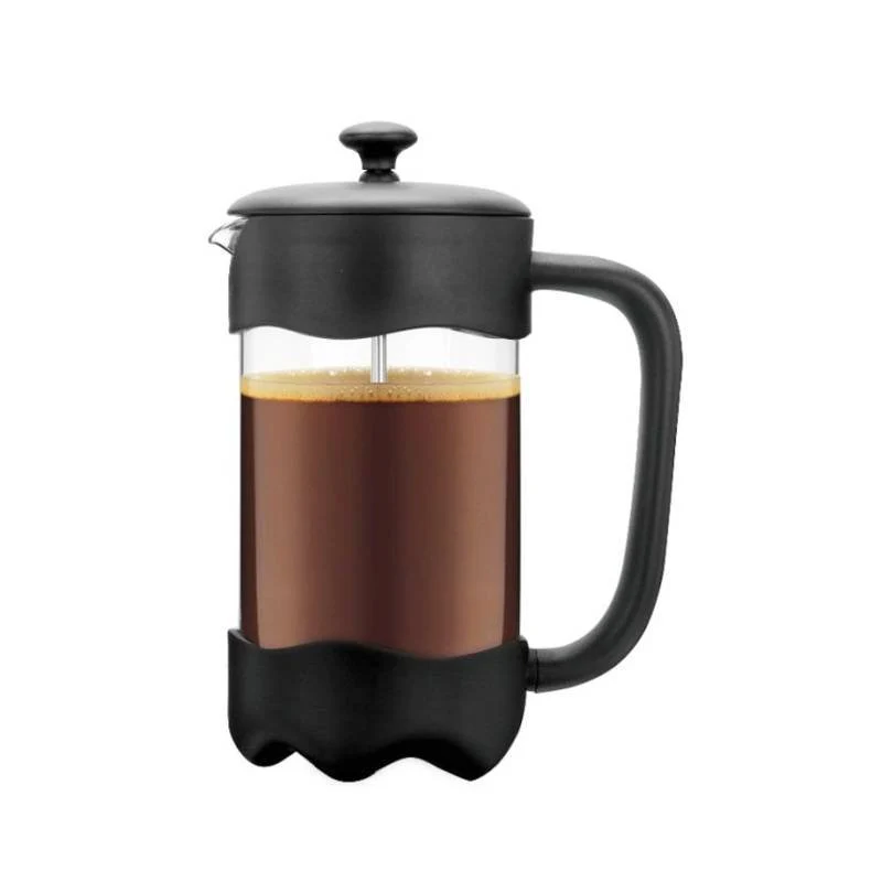 Tisaniera In Vetro Borosilicato Con Presso Filtro E Stantuffo