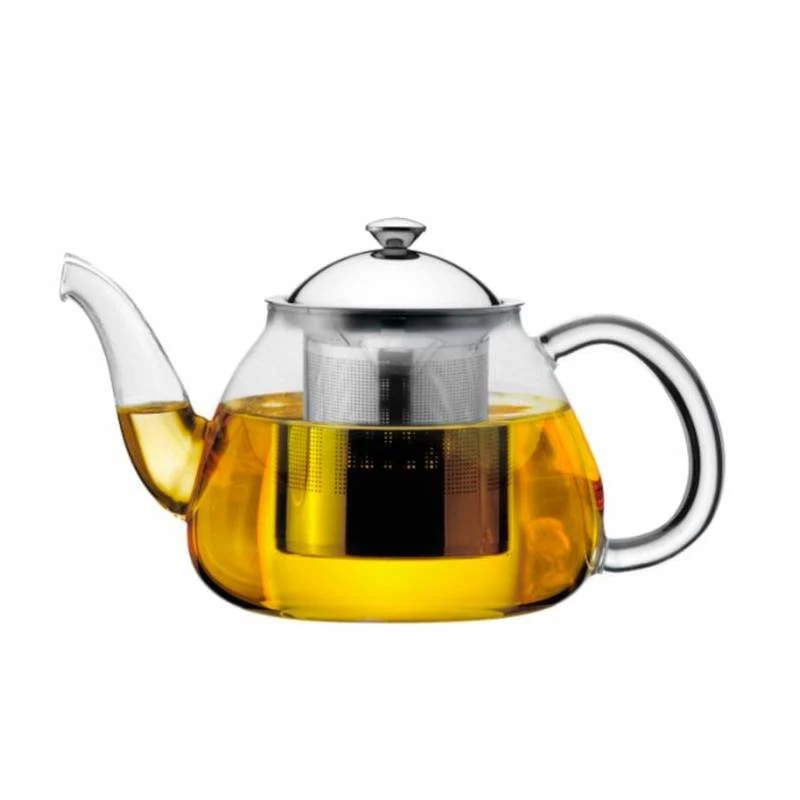 Teiera In Vetro Borosilicato Con Filtro In Acciaio Inox
