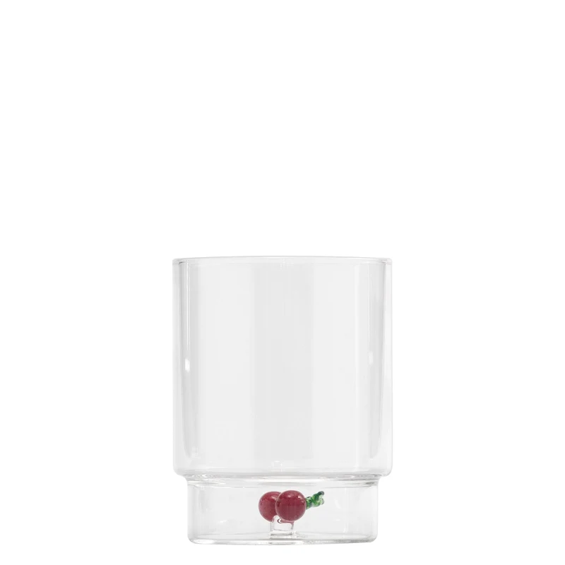 35 cl - Teca Frutta Bicchiere Acqua In Vetro Set 6 Pz