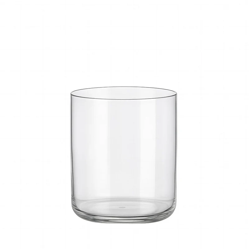 38 cl - Plume Bicchiere Acqua In Vetro Set 2 Pz