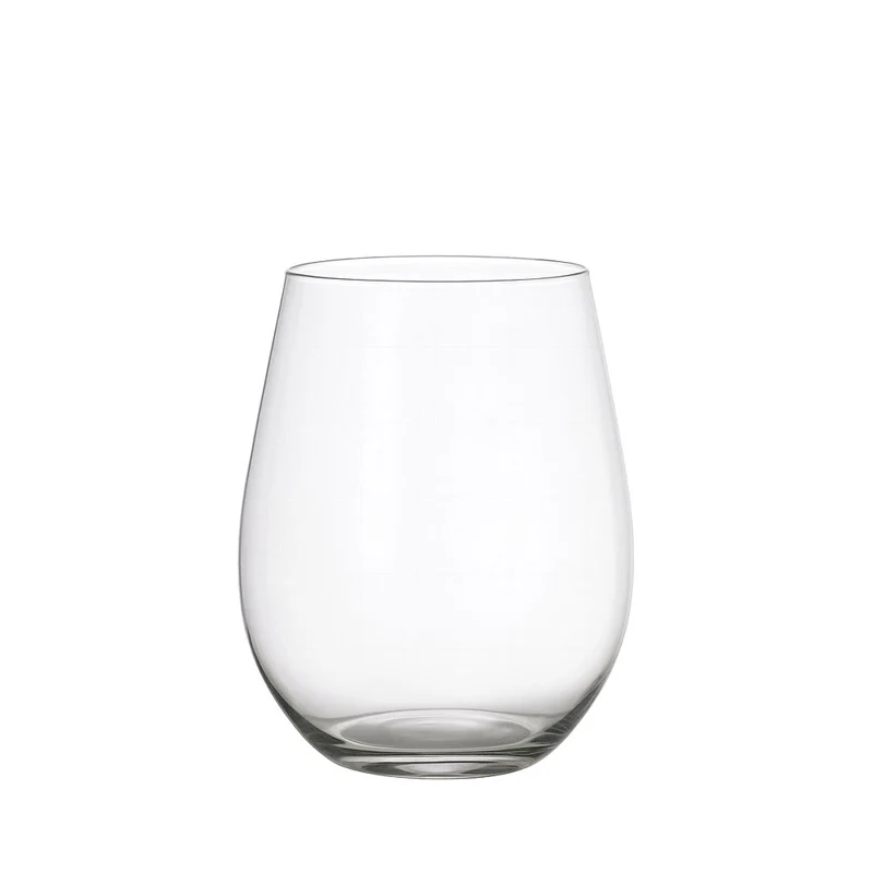 41 cl - Plume Bicchiere Acqua In Vetro Set 2 Pz