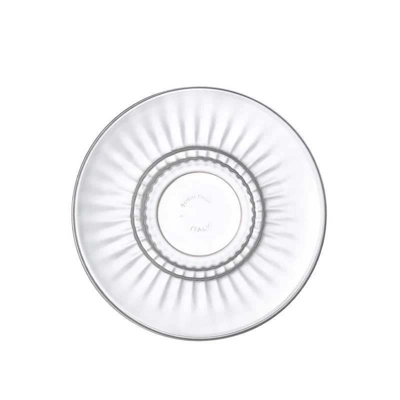14 cm - Barshine Double Espresso Piattino Tazza Cappuccino In Vetro Set 6 Pz
