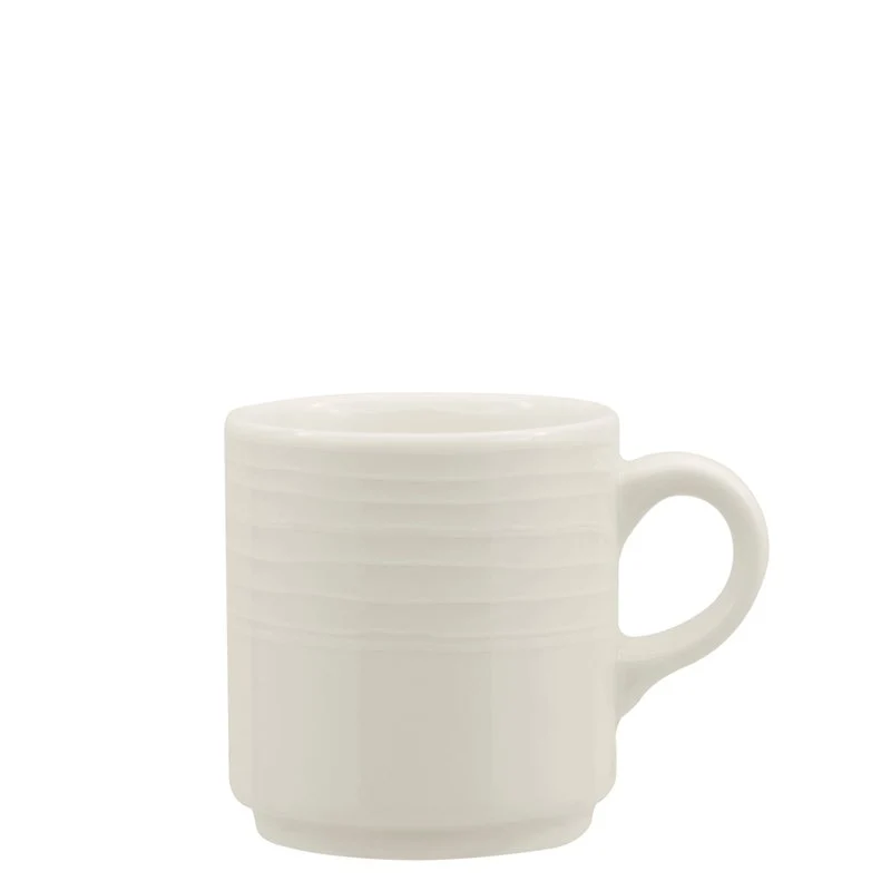 9 cl - Eclipse Tazzina Caffé In Porcellana - Set 12 Pz
