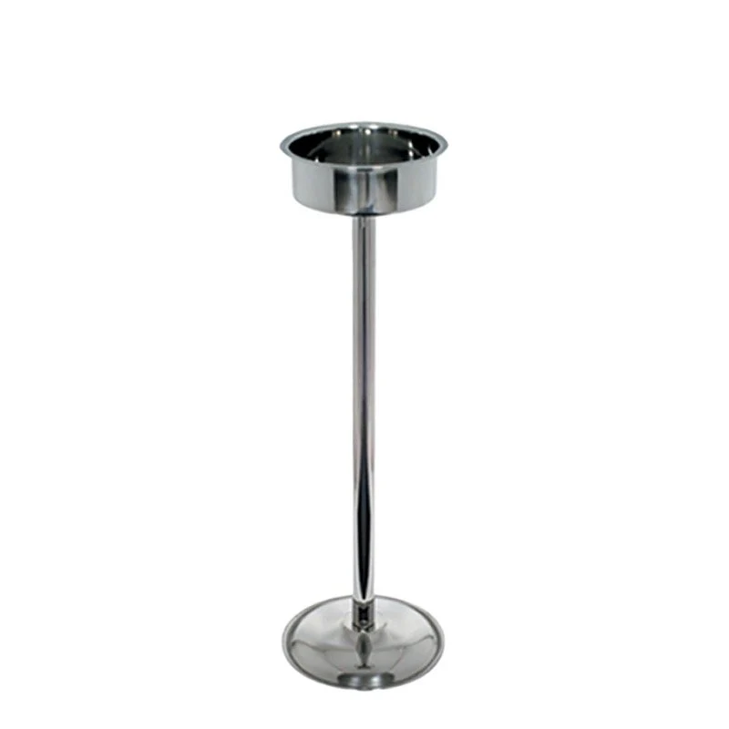 75 cm - Crystal Colonna Porta Secchiello In Acciaio Inox