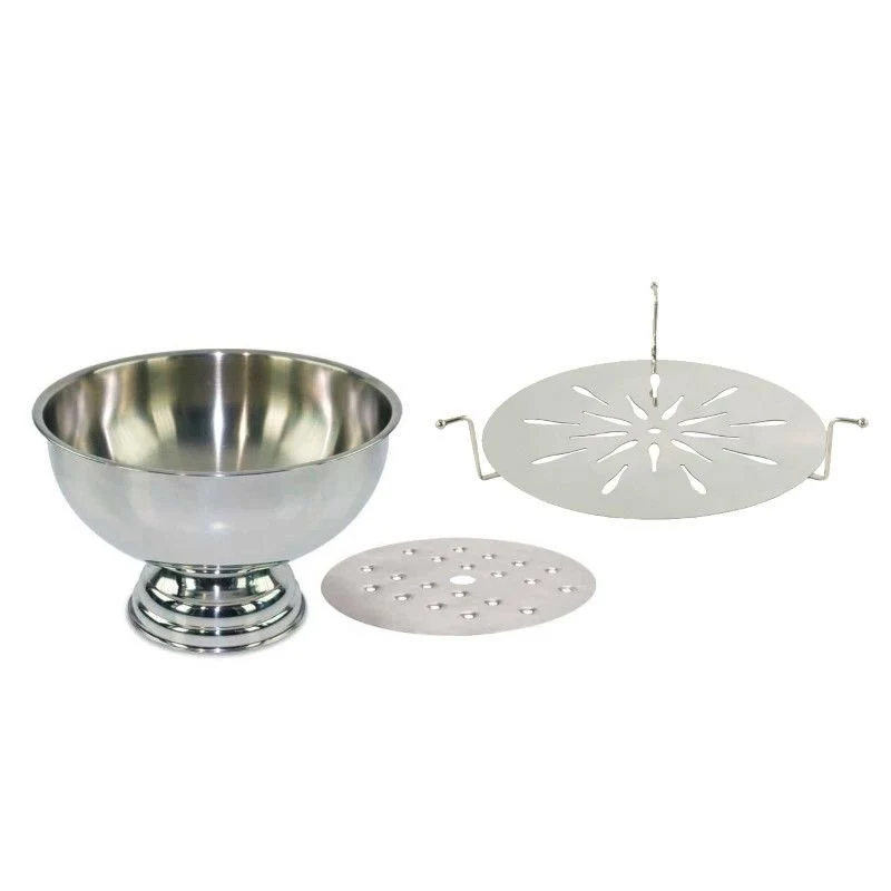 40 cm - Spumantiera In Acciaio Inox Con Supporto Interno