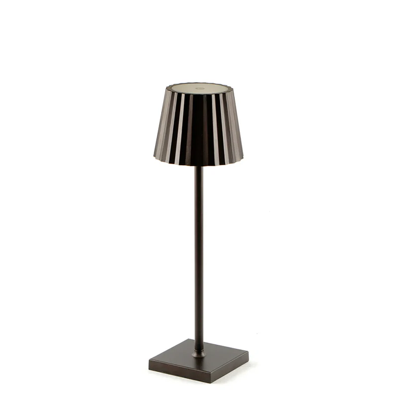 38 cm - K-Light Lampada Da Tavolo In Alluminio