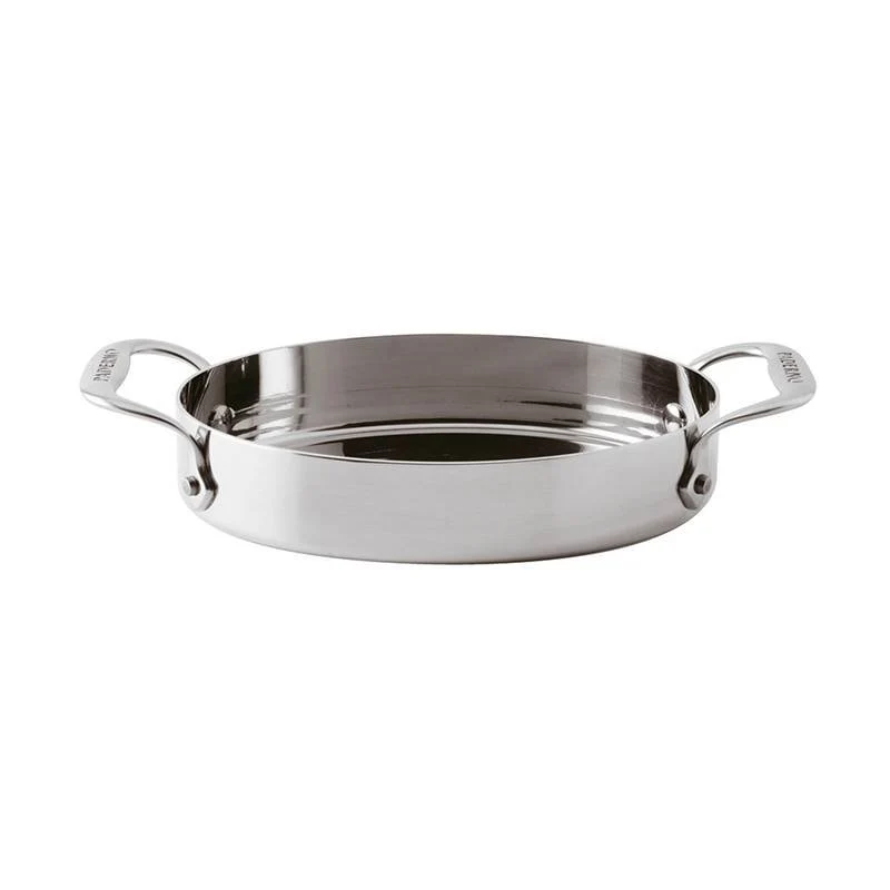 17x13 cm - Series 12200 Miniature Tegamino Ovale In Acciaio Inox
