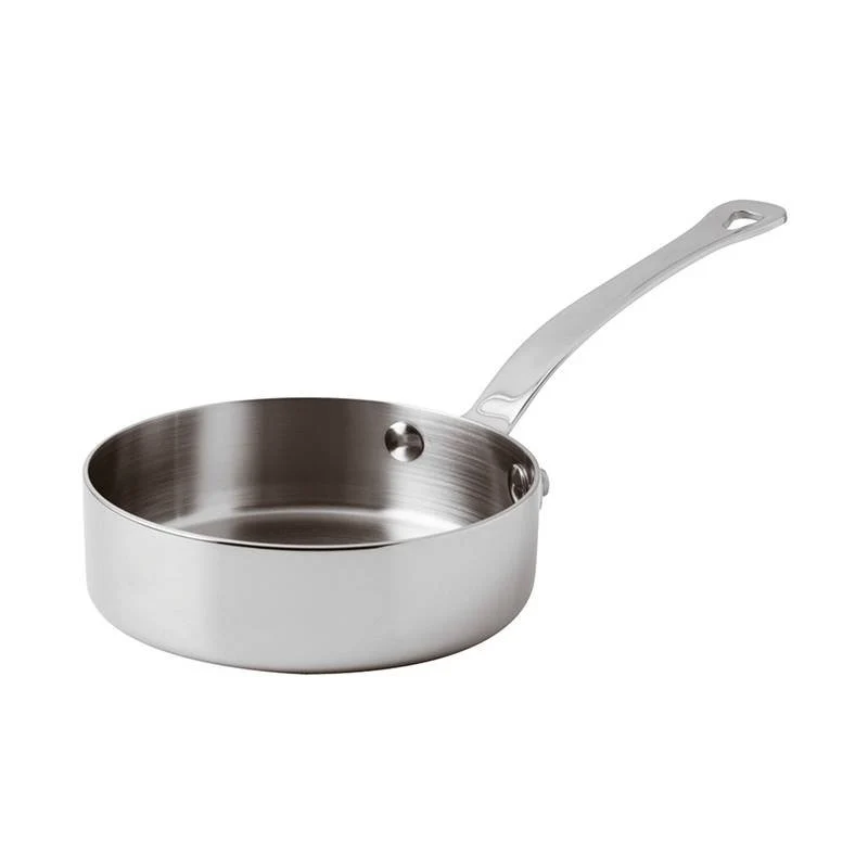 12 cm - Series 12200 Miniature Padella Sauté In Acciaio Inox