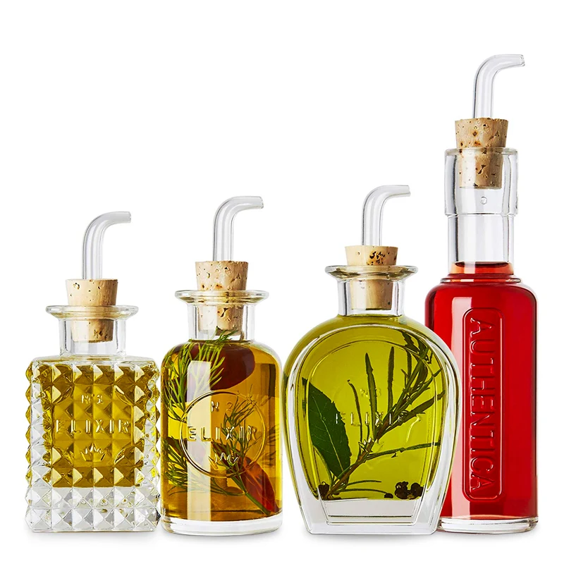 Mixology Set Condimento In Vetro - Set 4 Pz