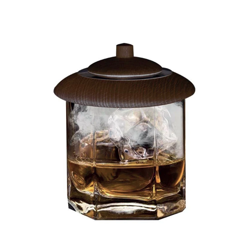 Whisky Smoker Affumicatore In Legno Con Filtro In Acciaio