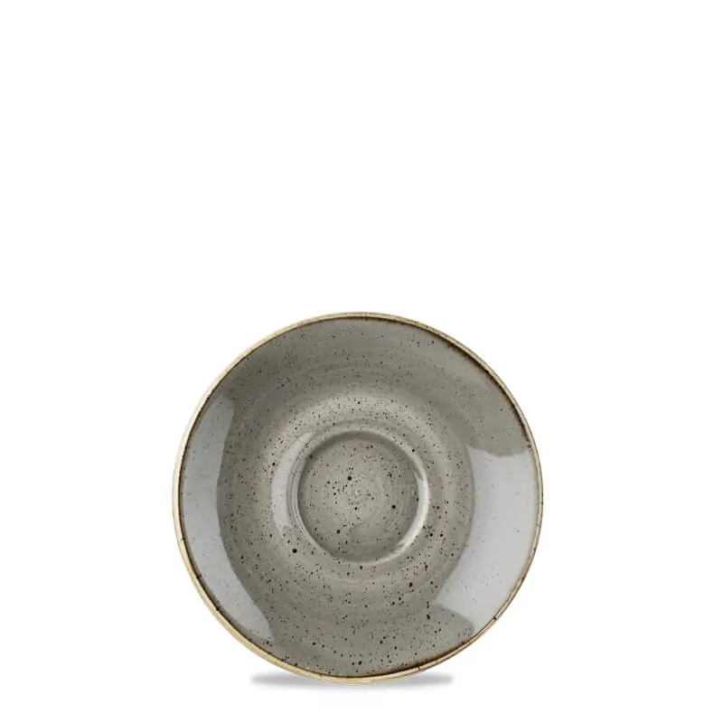 15.6 cm - Stonecast Piattino Tazza Cappuccino Rotondo In Porcellana