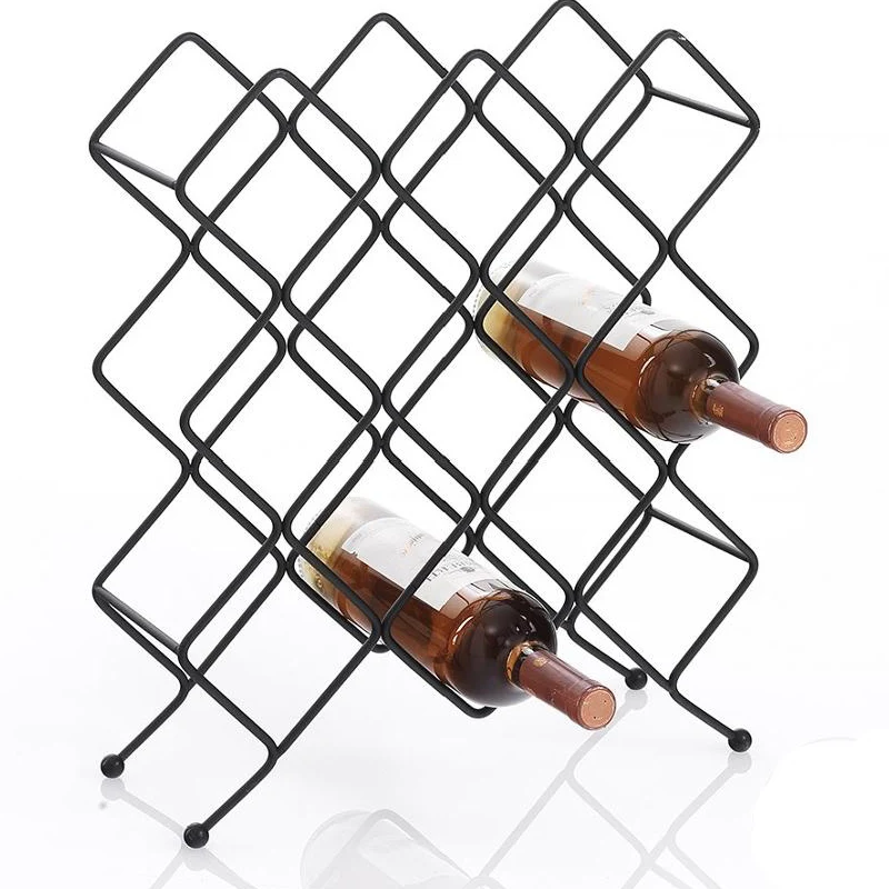 Diagonal Cantinetta Portabottiglie Per 13 Bottiglie In Acciaio Inox