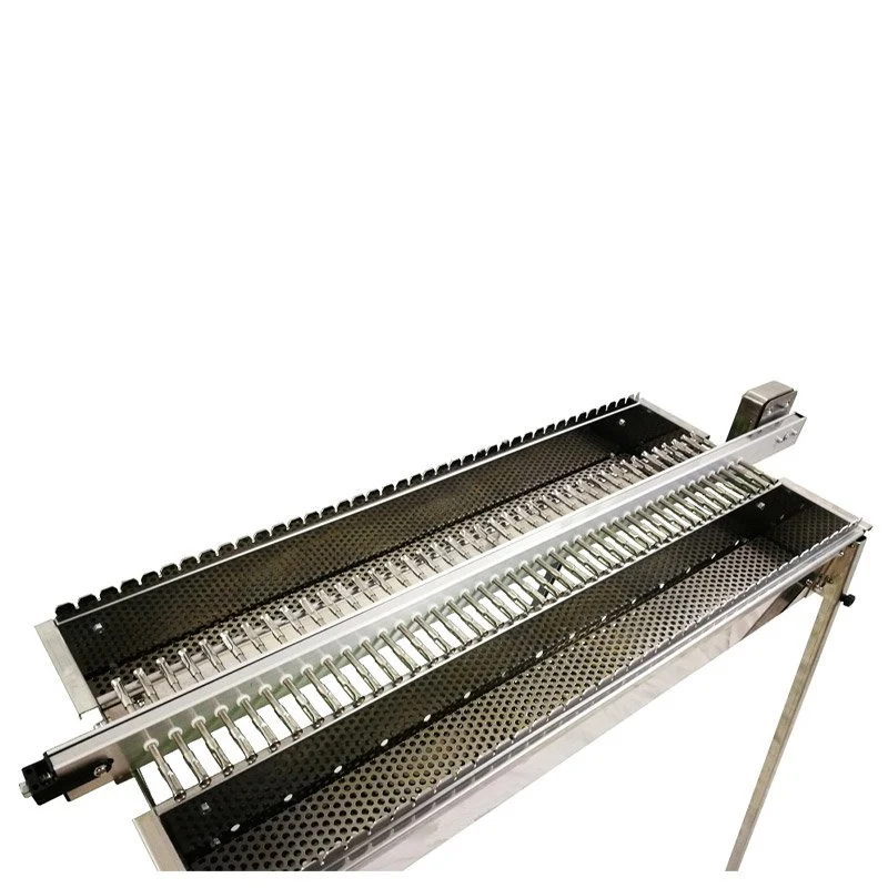 80 Double Griglia A Carbone Con Giraspiedini Automatico