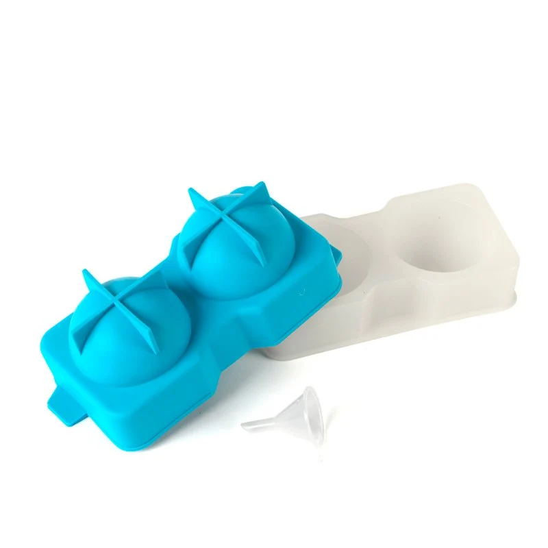 2 Forme - Mixage Stampo Sfera Ghiaccio In Silicone