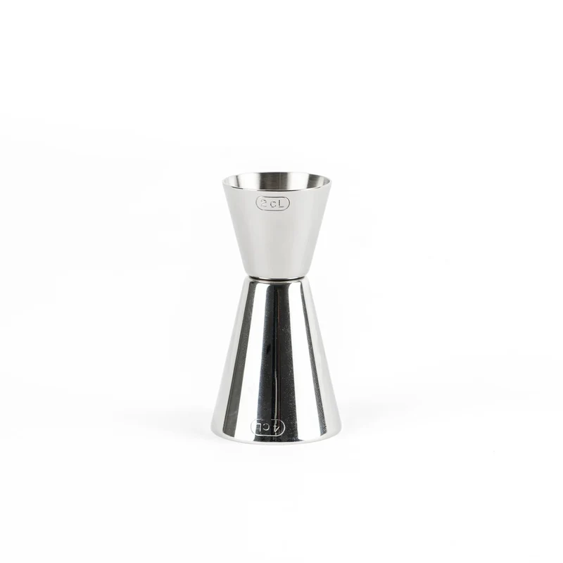 2-4 cl - Jigger Doppio In Acciaio Inox