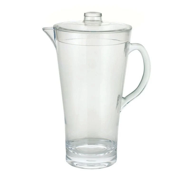2.2 Lt - Crystal Perla Caraffa In Acrilico Con Coperchio