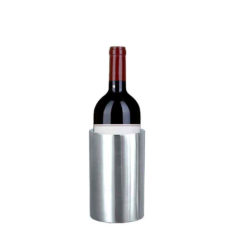 19 cm - Porta Bottiglie Termico In Acciaio Inox