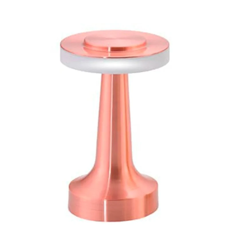 19.3 cm - Disco Lampada Da Tavolo Dimmerabile In Alluminio