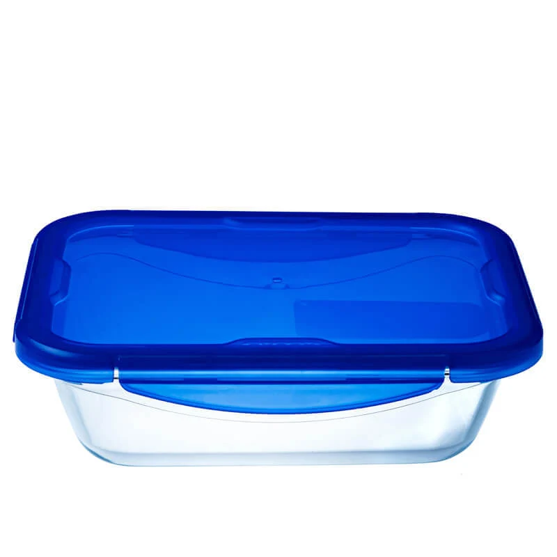 Cook & Go Contenitore Per Alimenti Ermetico Rettangolare In Vetro Borosilicato