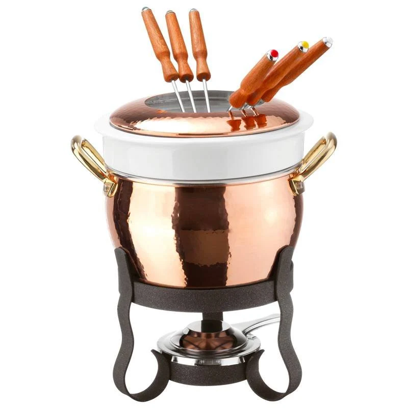Serie 15400 Set Fonduta In Rame