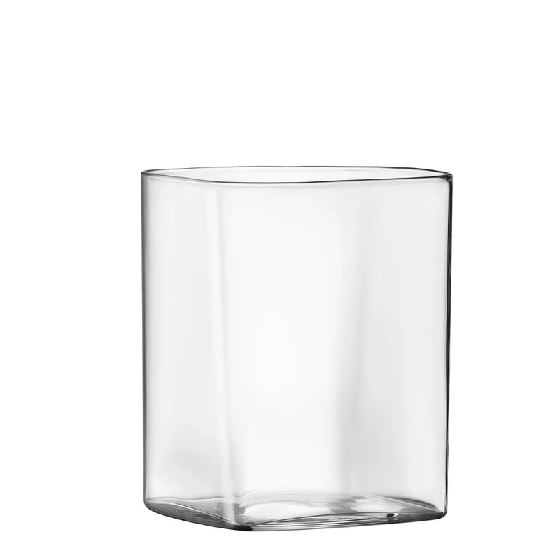 35 cl - Top Class Square Bicchiere Whisky Rocks In Vetro Set 6 Pz