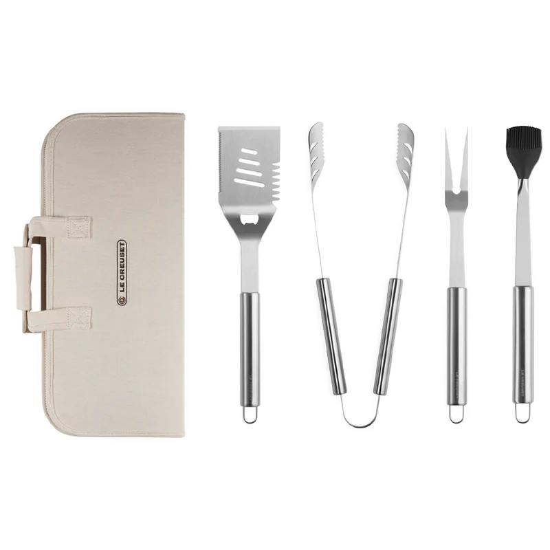 BBQ Outdoor Set Accessori da Cucina Con Carry Bag In Acciaio Inox