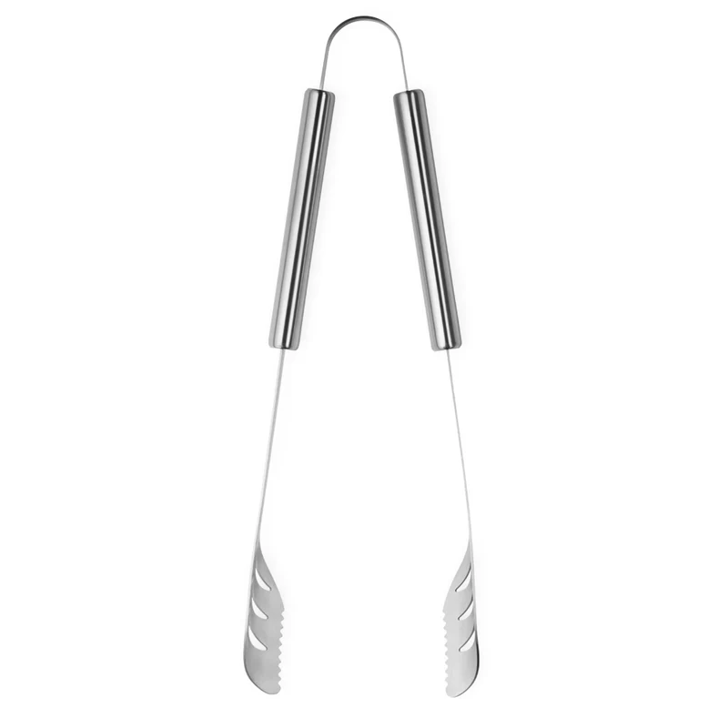 45 cm - BBQ Outdoor Pinza Da Cucina In Acciaio Inox