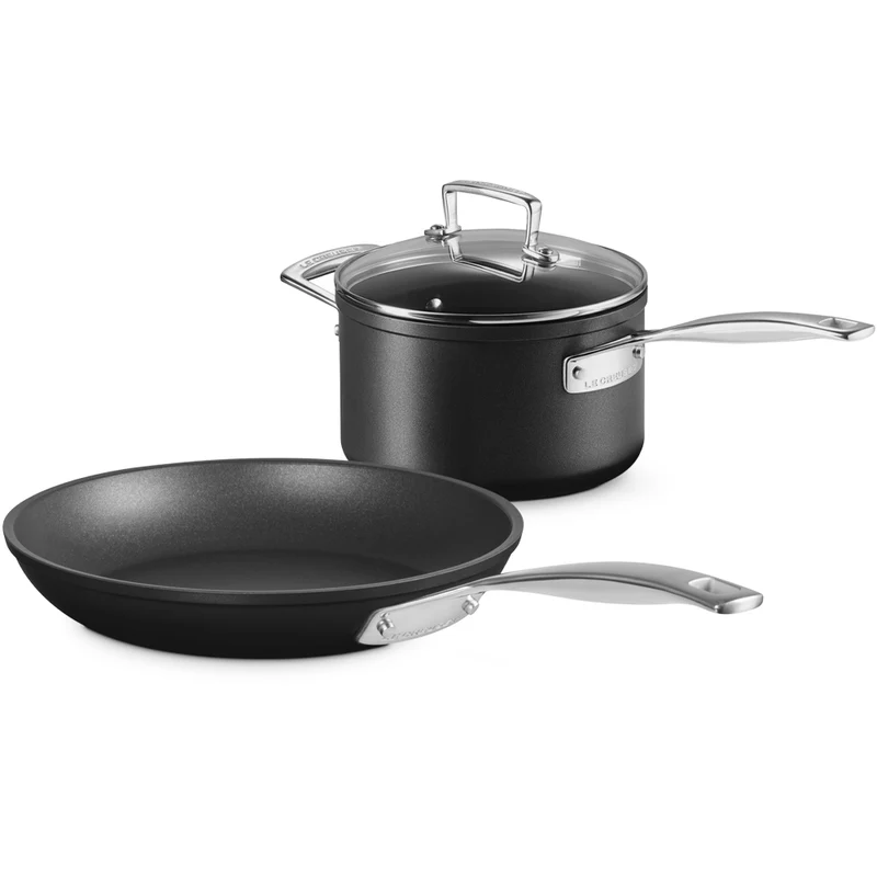 Alluminio Set Casseruola e Padella Antiaderenti Set 2 Pz