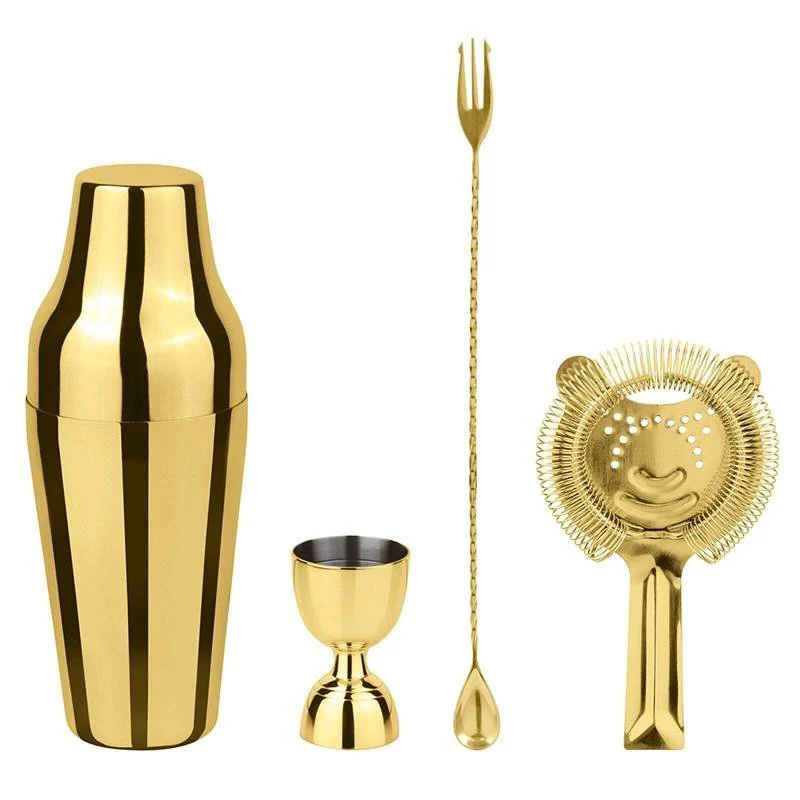 Parisienne Set Mixology In Acciaio Inox Set 4 Pz