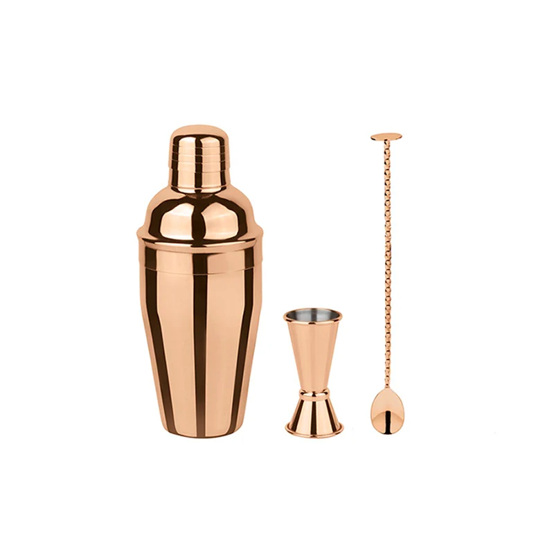 Cobbler Set Mixology In Acciaio Inox Set 3 Pz