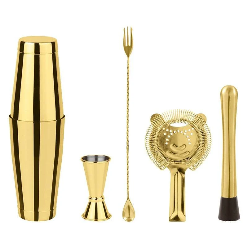 Boston Set Mixology In Acciaio Inox Set 5 Pz