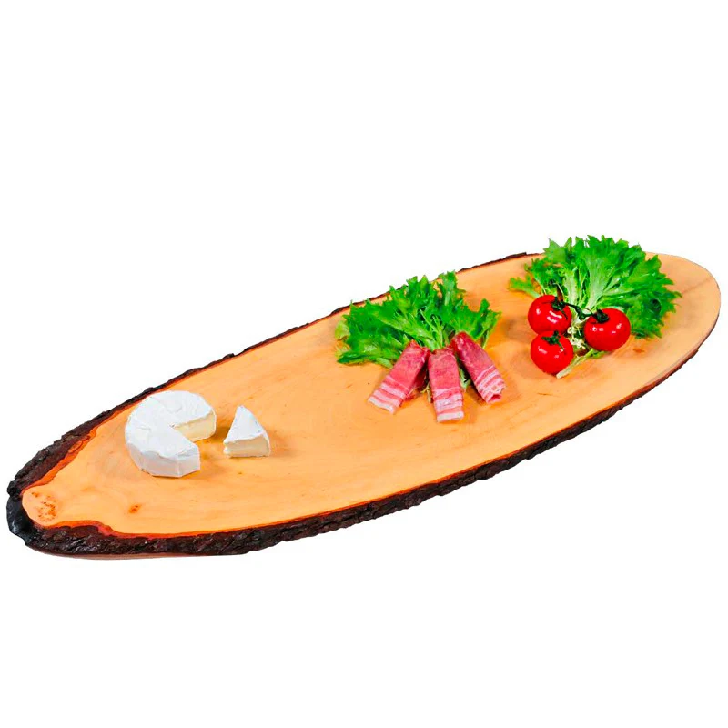 Corteccia Vassoio Ovale In Legno