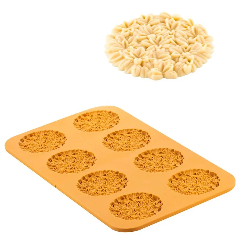 8 Forme Erbetta 43 Stampo Prato Fiorito In Silicone