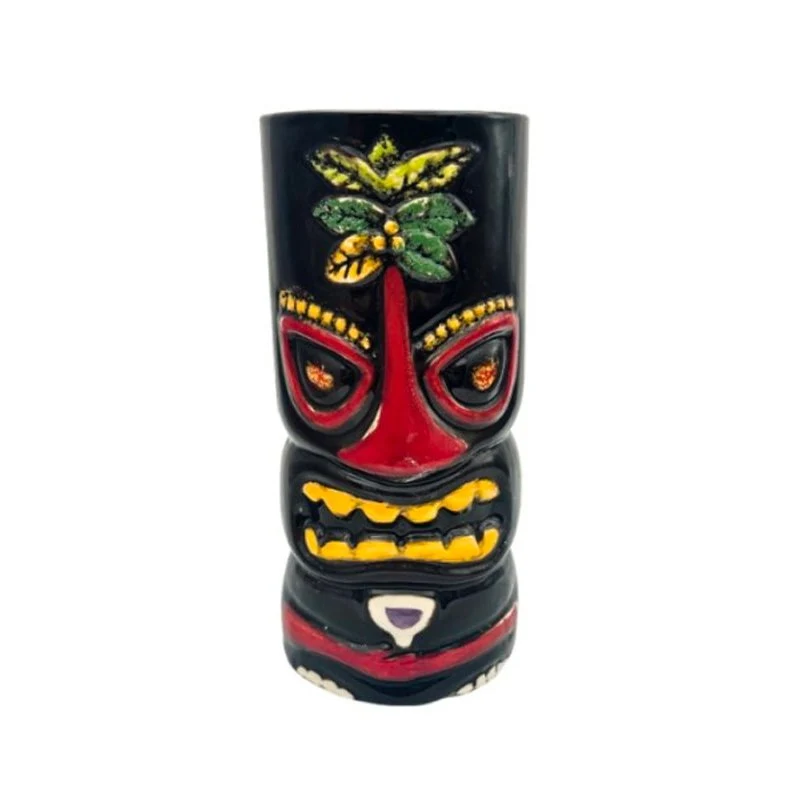 60 cl - Tiki Mug Bicchiere Cocktail Maori In Ceramica
