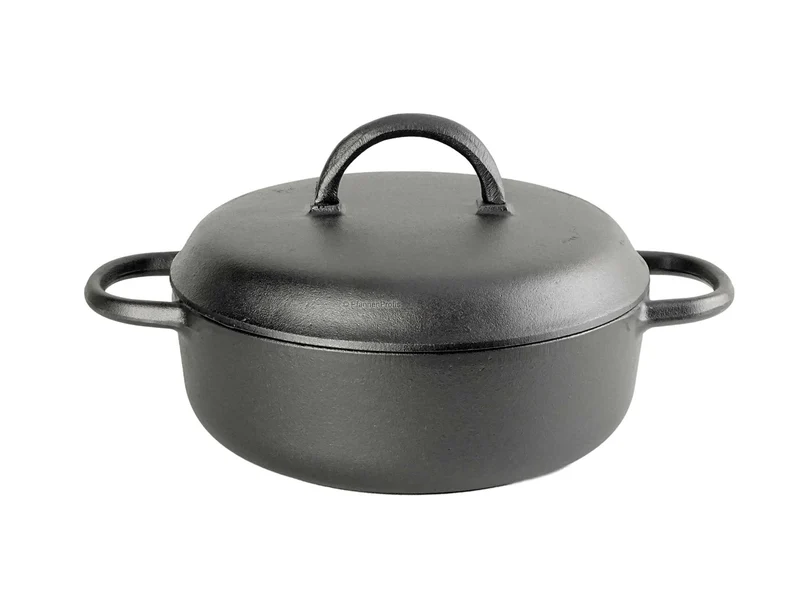 RONNEBY BRUK Gusseisen Bratentopf 3 Liter MAESTRO 24 cm, schon eingebrannt