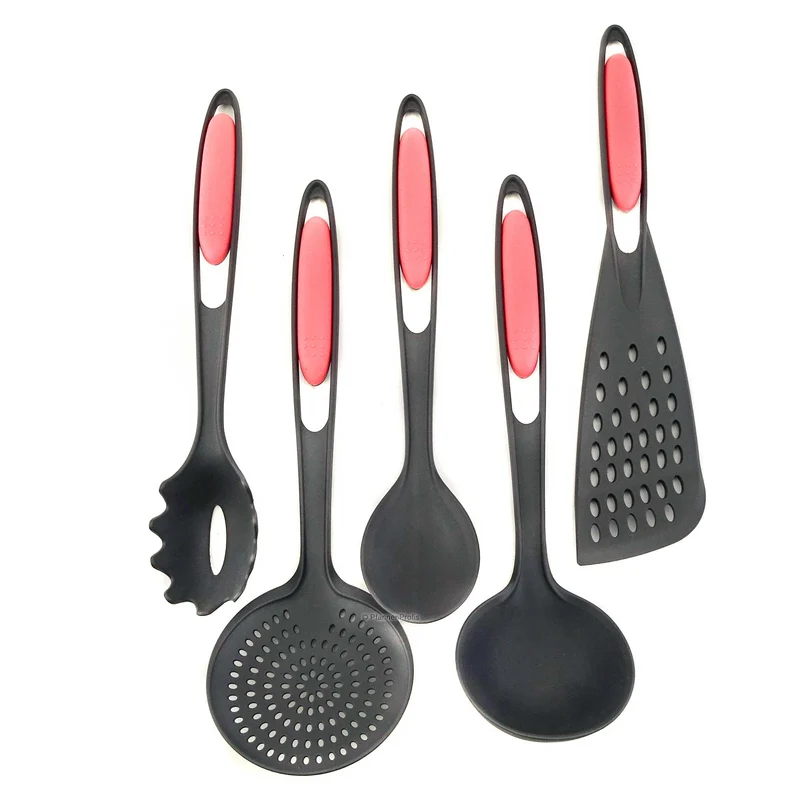 CASTEY Küchenhelfer-Set 5-tlg. aus hitzebeständigem Kunststoff