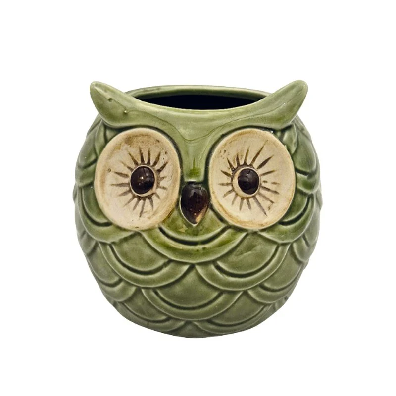 50 cl - Tiki Mug Bicchiere Cocktail Gufo In Ceramica