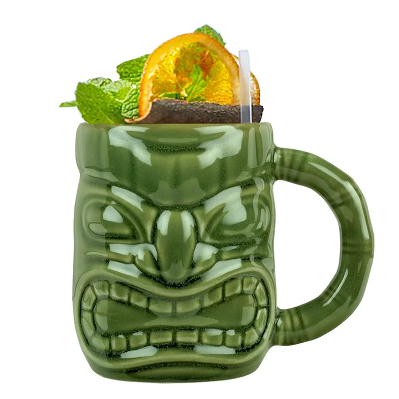 47 cl - Tiki Mug Bicchiere Cocktail In Ceramica
