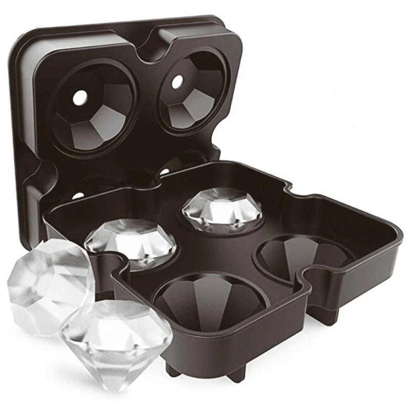 4 Forme - Stampo Diamante Ghiaccio In Silicone