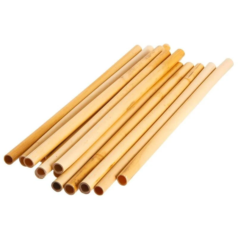 25 cm - Cannucce 6-8 mm In Bambù Set 150 Pz